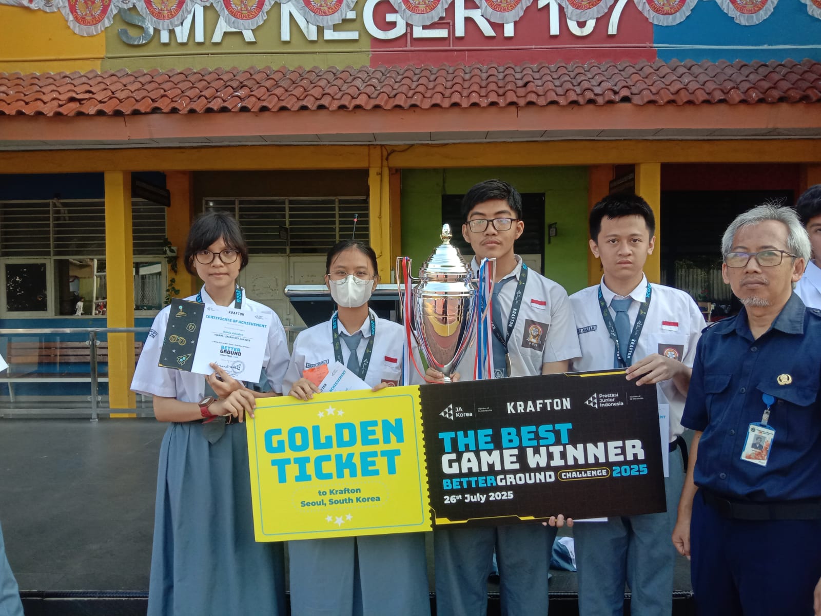 KRAFTON Better Ground Winner SMAN 107 Jakarta